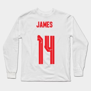 Reece James  England 14 Long Sleeve T-Shirt